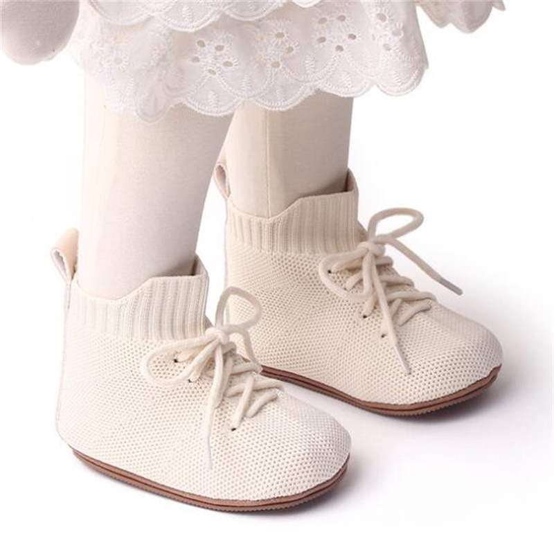 New Baby First Walkers Toddlers Newborn Infant Breathability Shoes High Top Boys Girls Prewalker Soft Sole Shoes Kids Sneakers