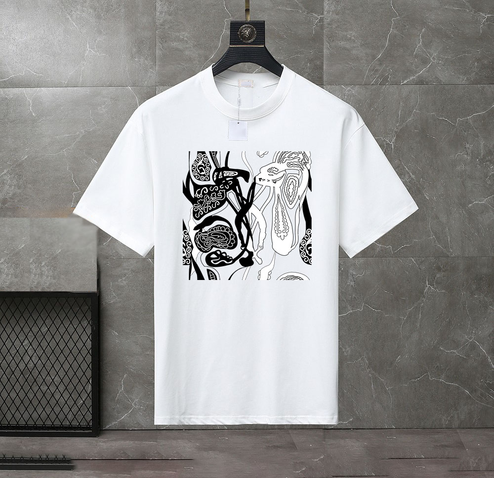 2023 Summer men's and women's fashion and leisure brand temperament Joker soft cartoon letter printed T-shirt size XS-4XL#am23