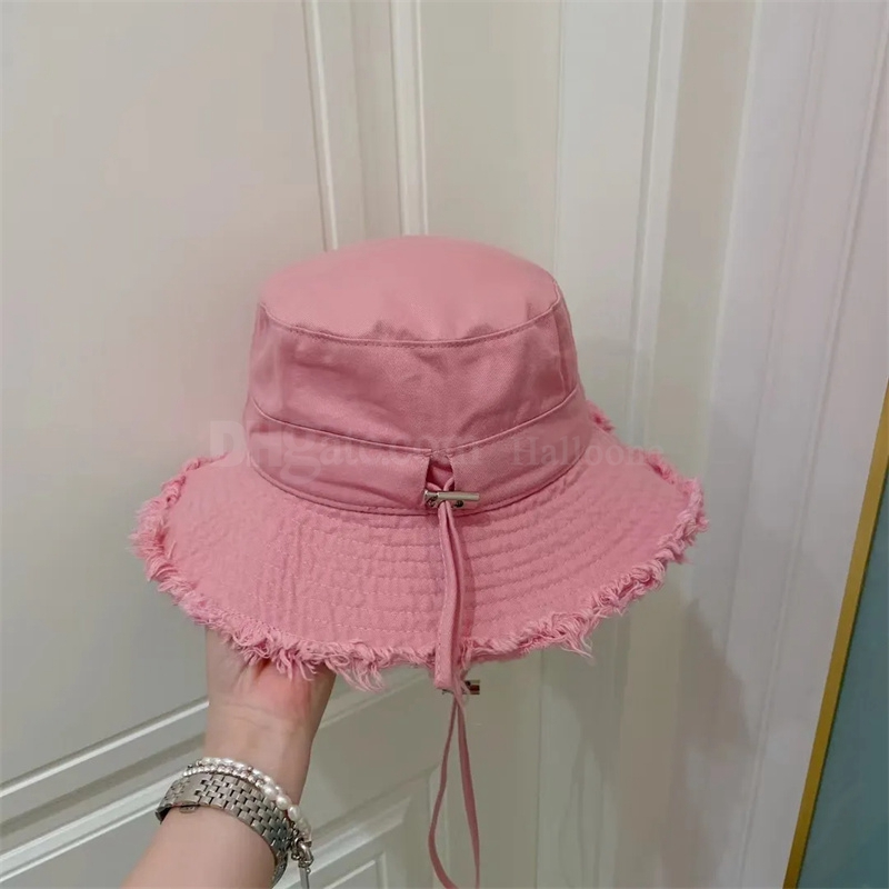 Projektantka baseballowa luksusowy Casual Canvas Casquette Bob szerokie grzbiet czapki designerskie czapkę kubełkową dla kobiet strzępiona czapka jac moda street design sun hat