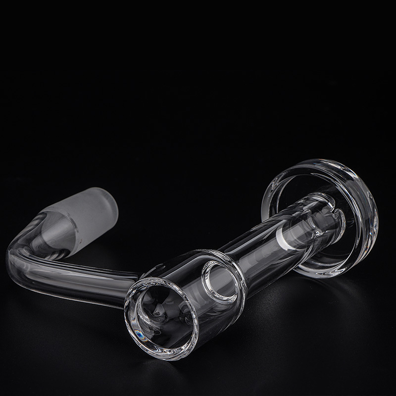 Vollverschweißter Quarz-Banger-Kontrollturm und XL-Terp-Slurper-Quarz-Banger mit nahtlosen Nägeln für Glas-Wasserbongs, Dab-Rigs, Pfeifen, Rauchergeschäfte, abgeschrägte Kante