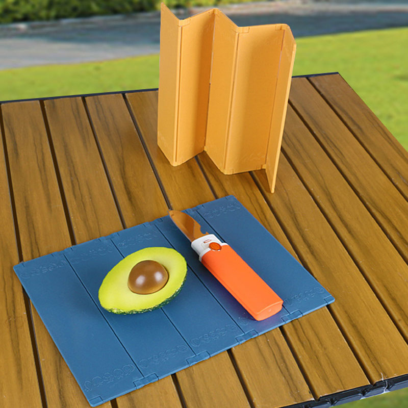 휴대용 접는 커팅 보드 밀짚 도마 블록 과일 야채 접이식 캠핑 여행 피크닉 홈 주방 도구 HW0033