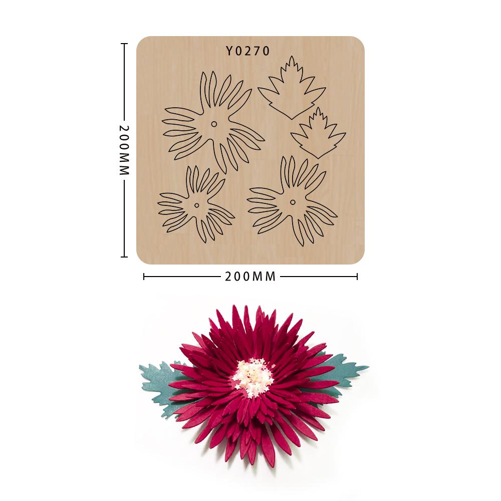 Stamping Die Cutter DIY Flower Flowbook Crojenie drewna wycinanie matrycy Dekoratory