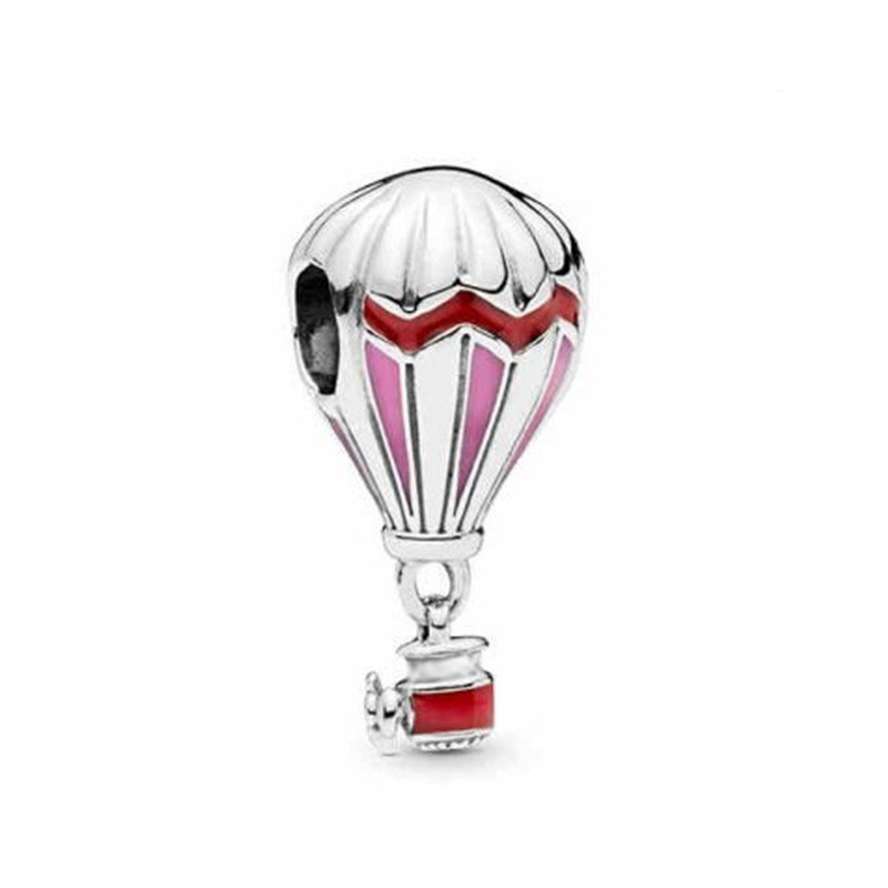 2023 New 925 Sterling Silver Hot Air Balloon Beaded Fashion Bracelet Charm Beads Fit Original Pandora Bracelet Women Jewelry Gift DIY