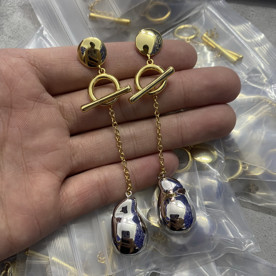 Серьги с новыми золотыми обручами бриллианты женственное стиль гладкие белые золотые ушные шпильки роскошные ювелирные изделия E3029