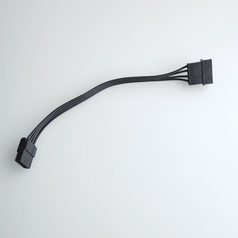 Desktop Computer ATX Power Supply 4pin Fan Extension Cable D-port IDE Molex Male Female Extension Cord 18cm