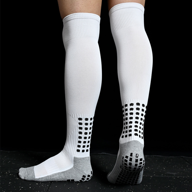 Chaussettes de sport Hommes et Femmes NonSlip Football Respirant Genou Haut Serviette Bas Cyclisme Randonnée Formation Long Football 230608