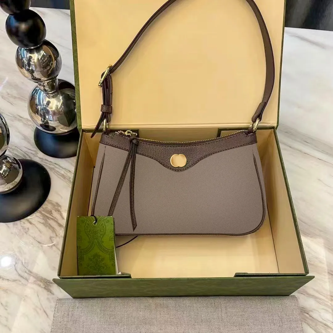 Luxo The New Double G bolsa pequena para axilas com alça superior Ophidia bolsa de lona Couro genuíno para mulheres e homens Bolsa de grife Bolsa tipo clutch crossbody Bolsas de ombro fashion