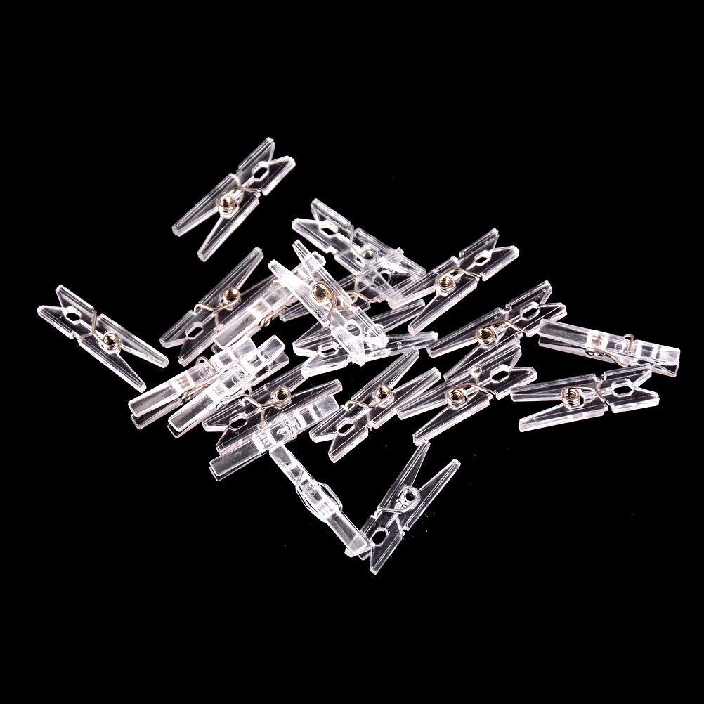 Bag Clips 25m Small Clothes Pegs For Po Clothespin Paper Craft Decoration Mini Size Plastic 230607