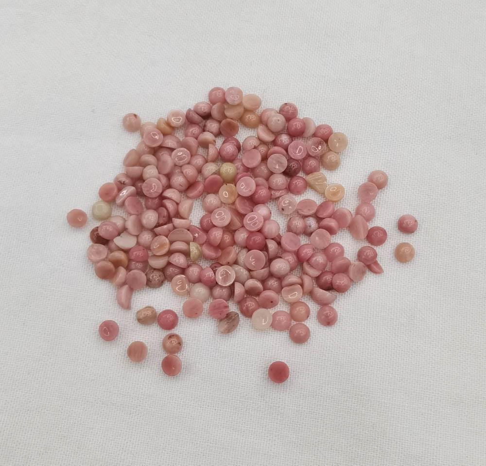 Perline di cristallo di moda 3mm rodocrosite naturale cabochon rotondo di buona qualità gioielli che fanno trasporto libero all'ingrosso 50 pz / lotto