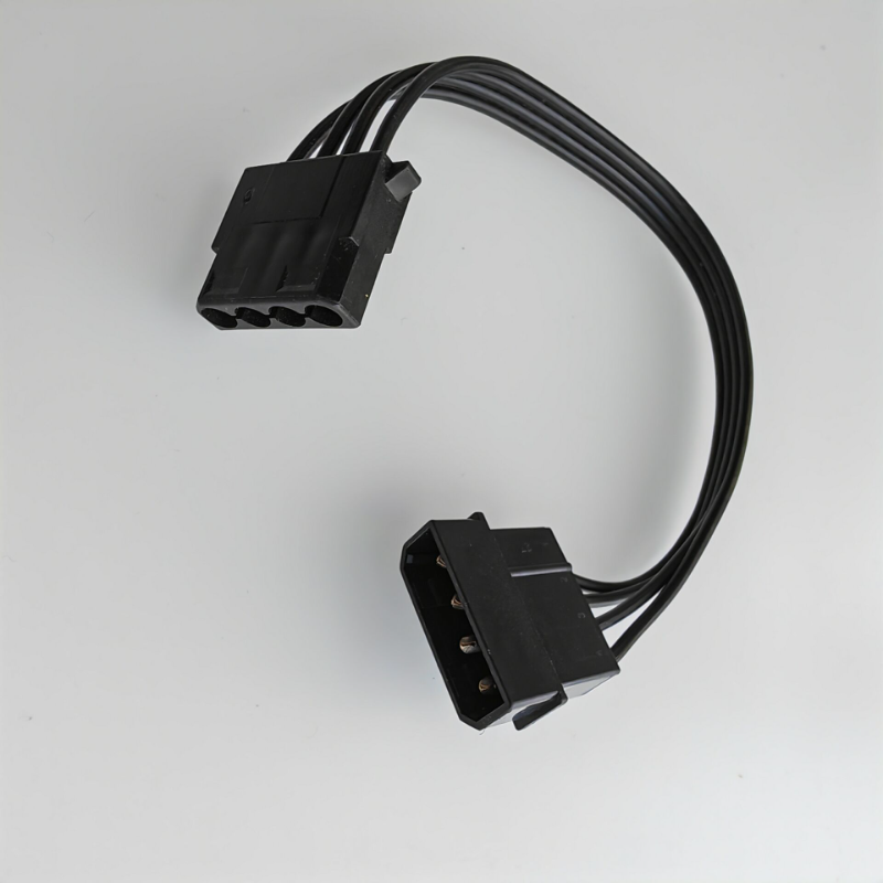 Desktopcomputer ATX-voeding 4-pins ventilatorverlengkabel D-poort IDE Molex mannelijk vrouwelijk verlengsnoer 18 cm