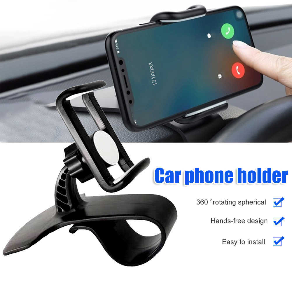 Universal 360 -graders rotationsbil Auto Dashboard Mobiltelefonstativ Holder Clip Phone Car Holder