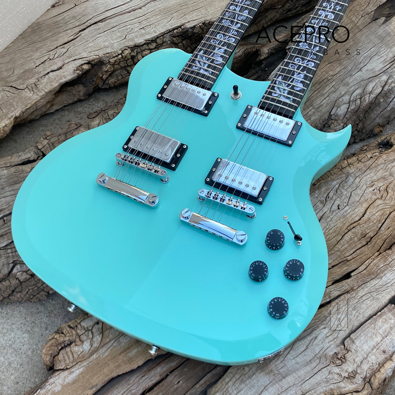 Acepro Sky Blue Deciper Electric Electric Gitar