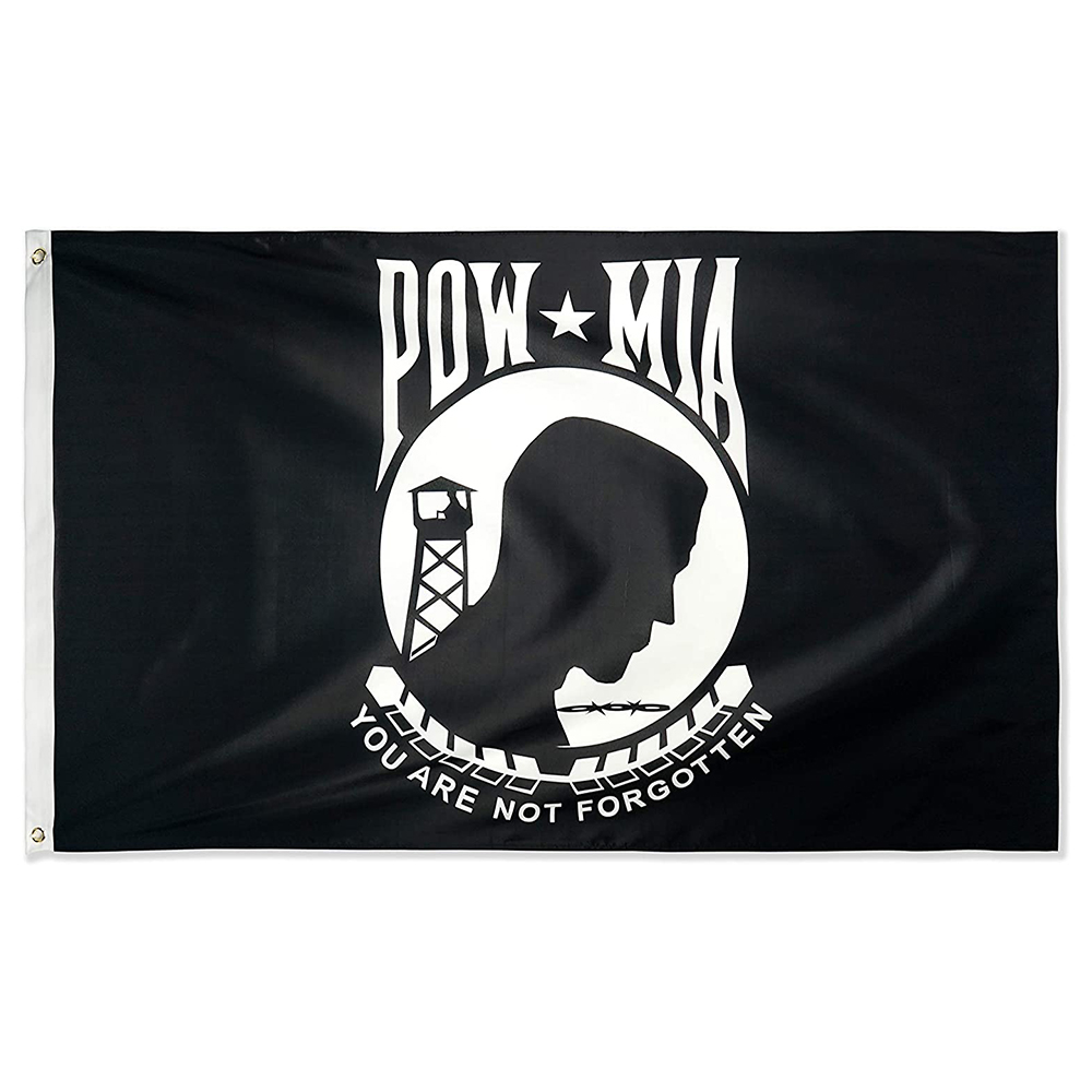 UAmerican POW MIA drapeau 90X150cm USA Vous n'êtes pas oublié Drapeaux de prisonniers de guerre Résistant-Prisonnier de guerre Événements Bannière