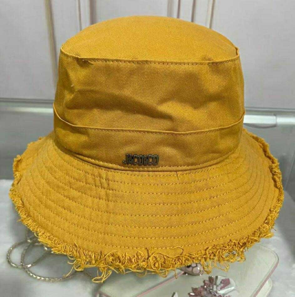 Chapéu de balde de verão casual para praia, chapéu de viagem ao ar livre Casquette Bob Chapéus de aba larga Designer de balde