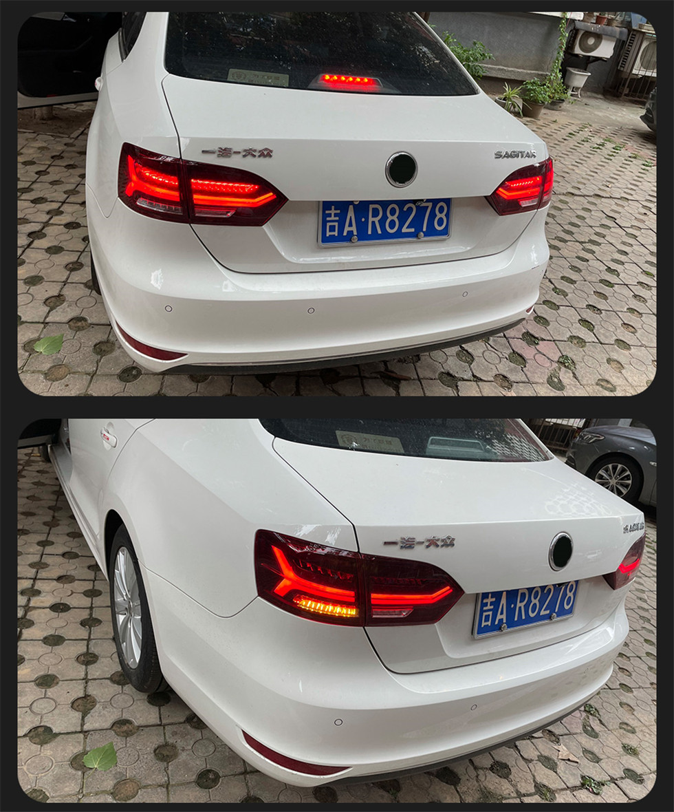 Feux arrière de réglage de voiture pour VW Jetta MK6 2011-2014 feux arrière feu arrière LED Signal feux de stationnement de recul