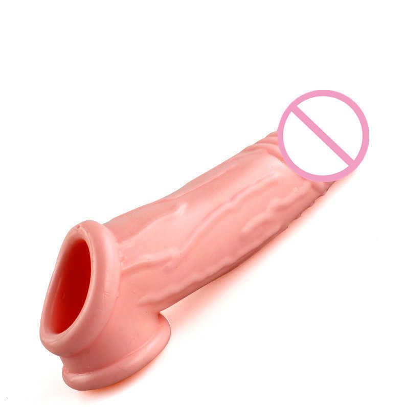 2 Style Male Dildos Reusable Delay Ejaculation Peni Rings Silicone Extender for Men Enhance Sexual Ability