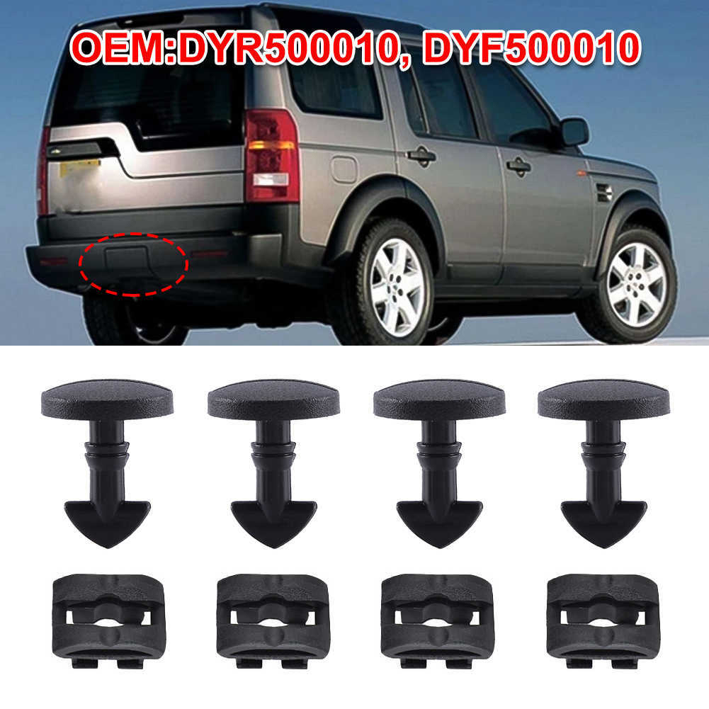 Novo 8 peças para Land Range Rover Sport Discovery Sport 3 4 LR2 LR3 LR4 Freelander 2 Tras Bumper Turn Lock Twist Clips Tow Eye Cover