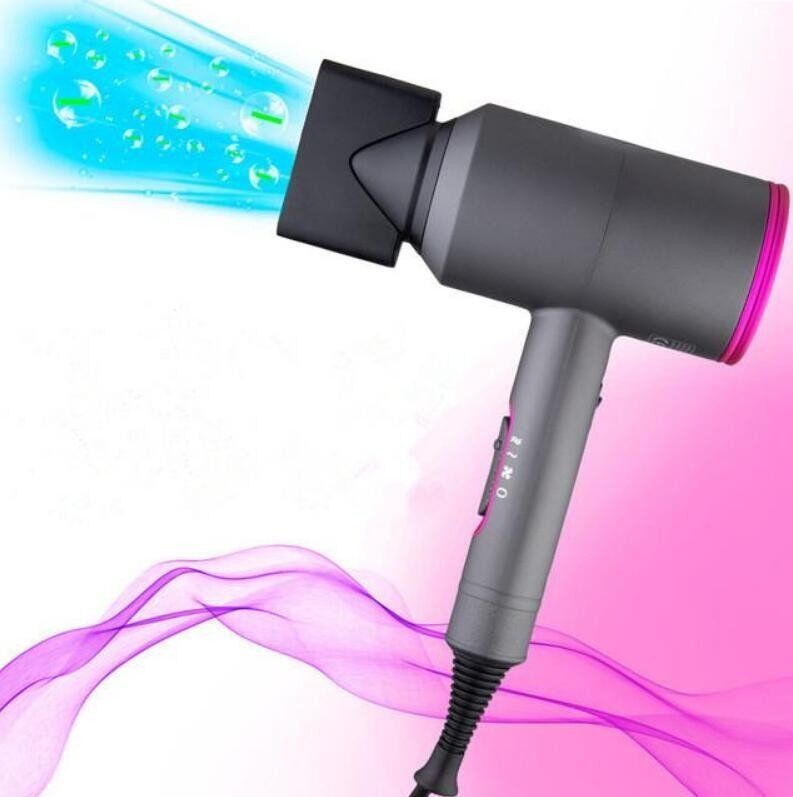 Venda imperdível secador de cabelo forte vento profissional secador de cabelo salão de beleza 2000 w ar negativo iônico martelo soprador seco elétrico entrega rápida e gratuita