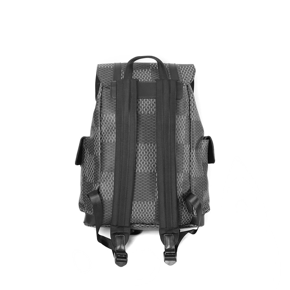 Usine en gros hommes sacs à bandoulière 2 couleurs flip ceinture mode décorative sac à dos sports de plein air fitness loisirs voyage plaid sacs à dos à pois sac d'ordinateur