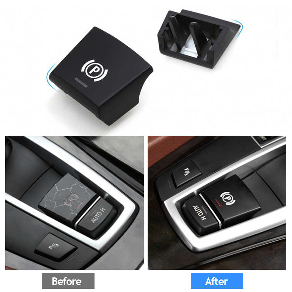 Nouveau couvercle de commutateur de bouton P de frein de stationnement de voiture pour BMW série 5/6/X3/X4 F10 F11 F18 F06 F12 F13 F25 F26 2009-2013 accessoires Auto