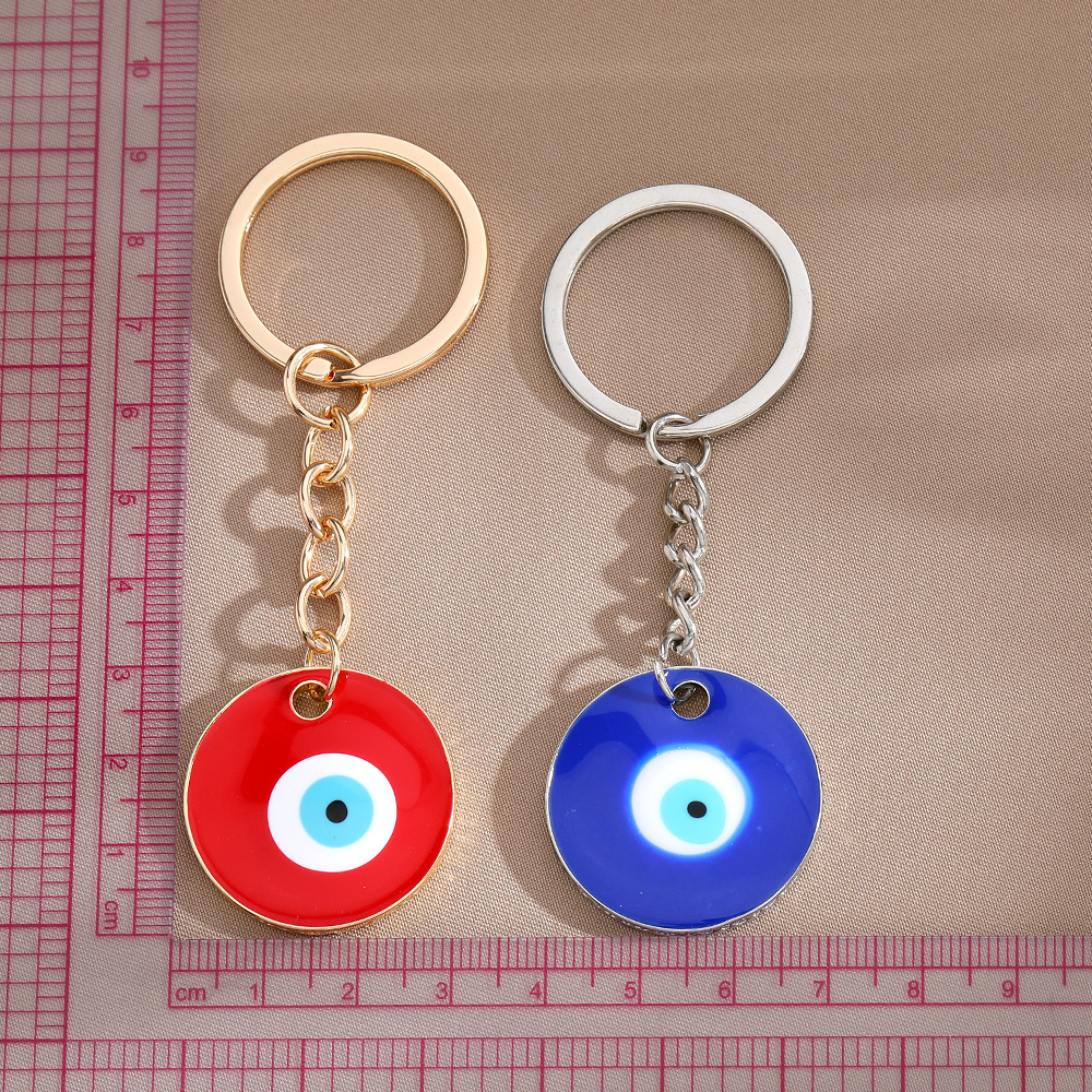 Portachiavi portachiavi turco Evil Eye Portachiavi donna uomo smaltato Lucky Blue Eye Bag Car Box Phone Charm portachiavi