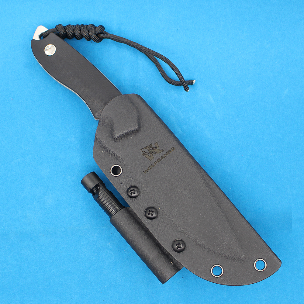 Новый M2372 открытый прямой охотничий нож 5cr13mov satin drop point blade black g10 полная ручка с таен