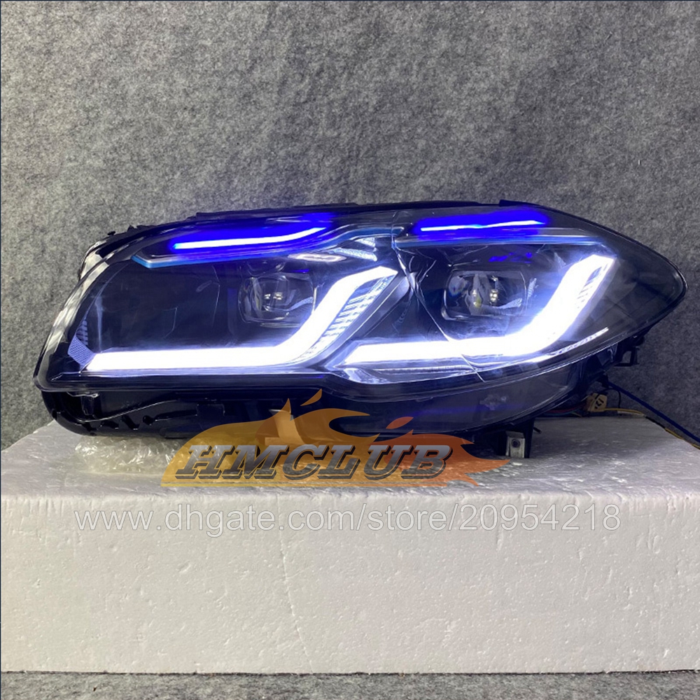 Reflektory samochodowe dla BMW 5 serii F10 2011-2017 F18 LED Reflight 520i 525i 530i 535i F11 2012 2012 2013 2014 2015 2016 2017 Projector Lens DRL Lampa główna