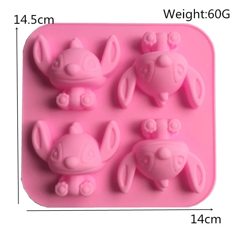 Dessin animé Silicone modèle Anime Figures dessin animé gâteau moule Cookie outil poupée 3D bricolage jouet cadeau de noël