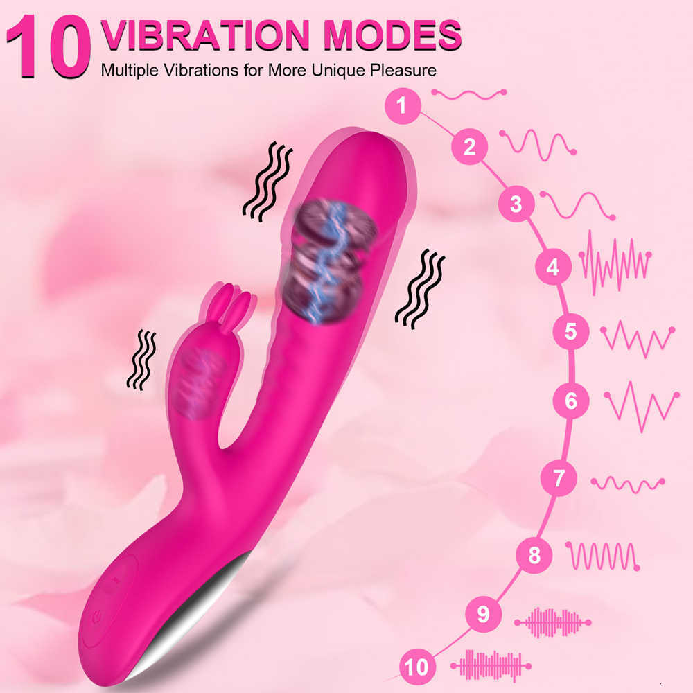 Nieuwste Rabbit Vibrator voor Vrouwen G-spot Vagina Vrouwelijke Masturbator Clitoris Stimulator Volwassenen 18