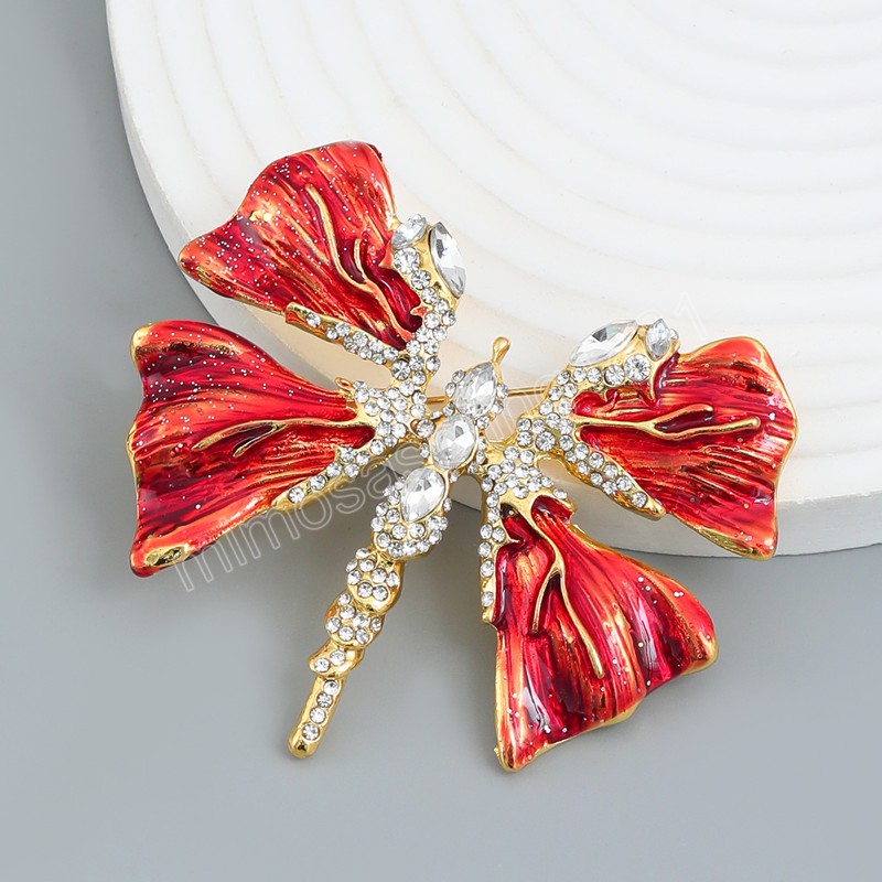 Модные металлические геометрические бабочки -бабочки Женские элегантные и преувеличенные значковые ювелирные аксессуары
