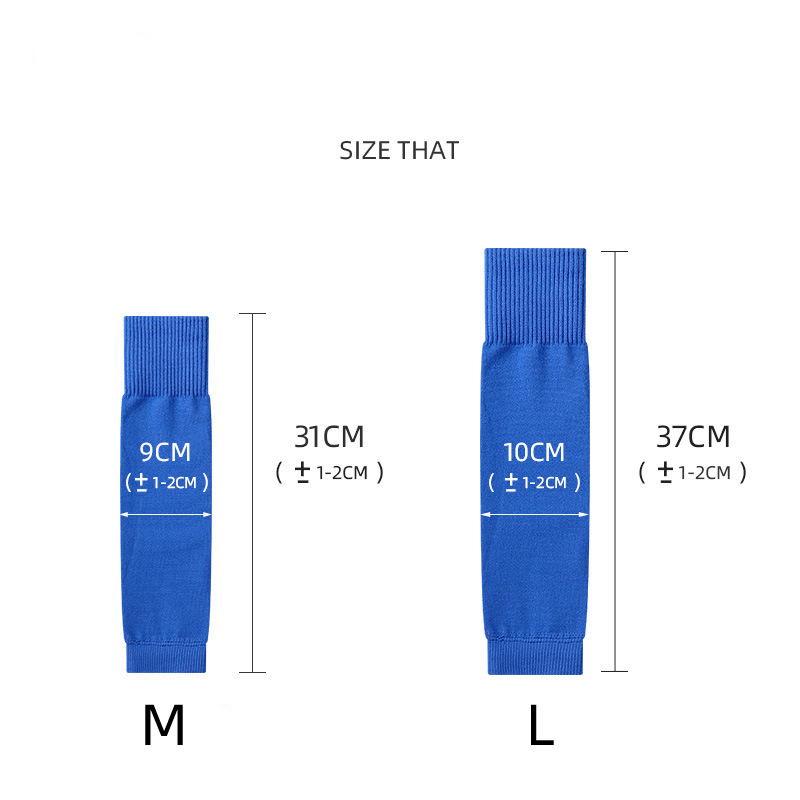 Kinder-Fußball-Beinmanschette, elastische Fußball-Ärmel-Stützsocke für jugendliche Sportler beim Laufen