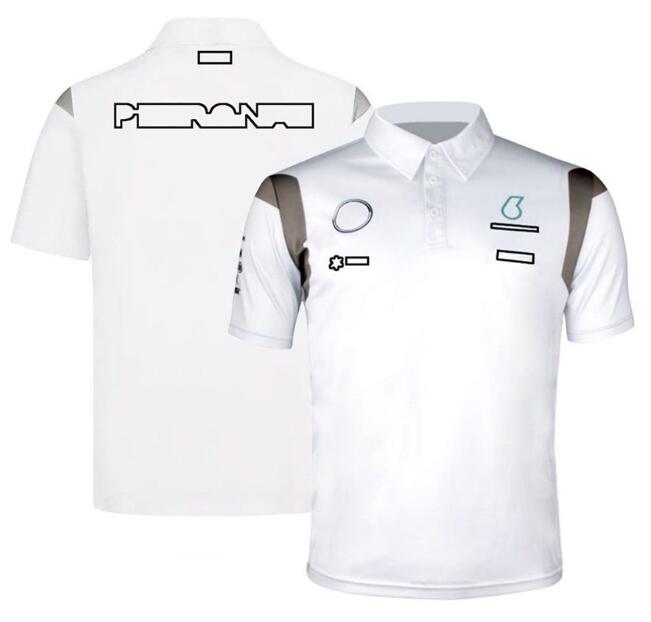 Polo de course F1, nouvelle chemise d'été à revers, même style personnalisé