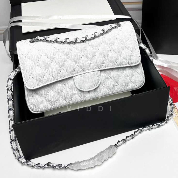 Classic fashion shoulder bag ladies luxury designer bag tartan pattern chain crossbody bag leather flap bag women's bag