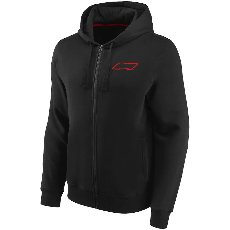 2023 Neue F1-Kapuzenjacke, Formel-1-Logo, Herren-Kapuzenpullover, winddicht, durchgehender Reißverschluss, Softshell-Jacke, Herbst-Winter-Herrenmode, Windjacke