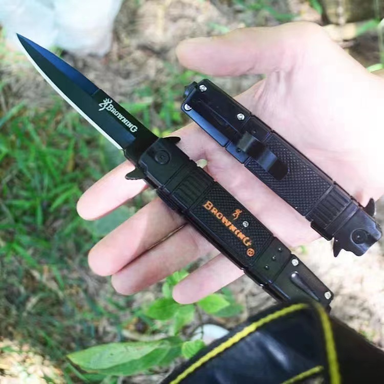 Factory Price wholesale Survival Knife 3CR13MOV Blade 56-58HRC ABS & Steel Handle EDC Folding Pocket Knives