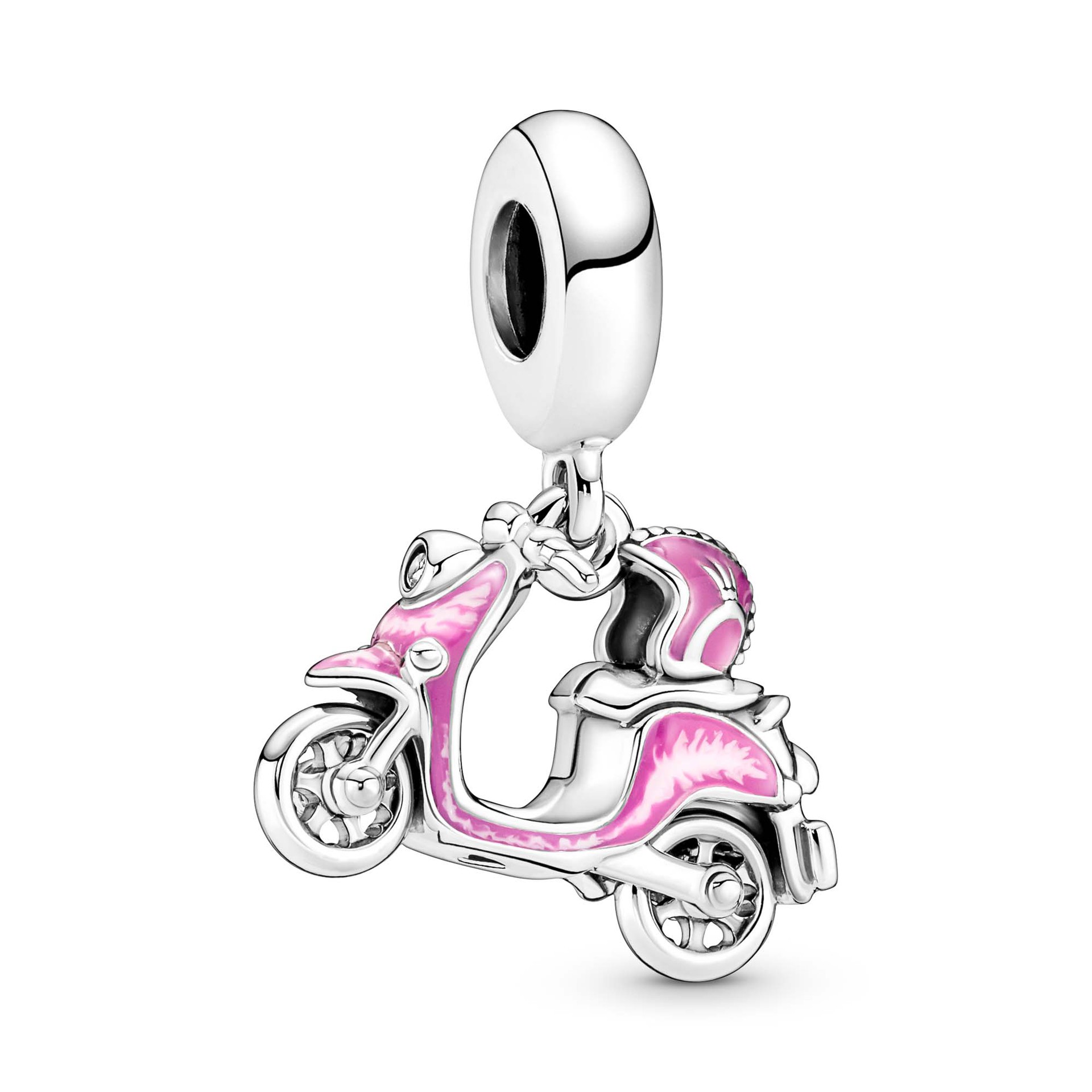 925 sterling Silver Pandora Charm قلادة مناسبة للمجوهرات مصممة سوار وبالون الهواء الساخن المصباح الكهربائي لمبة الحب ، مربع باندورا مجاني