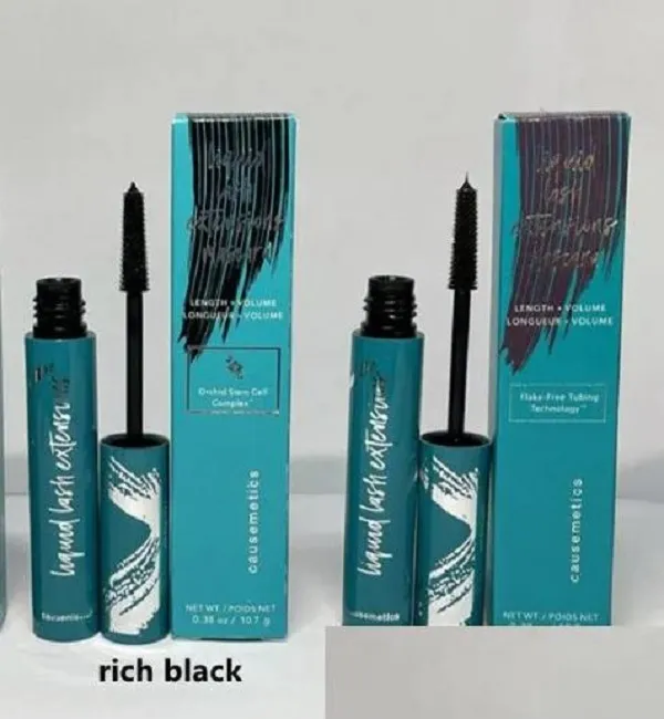 Marque célèbre Thrive Cauvemetics Extensions de cils liquides mascara 0,38 oz / 10,7 g de longueur épais étanche maquillage mascara beauté cosmétique noire cristal brun