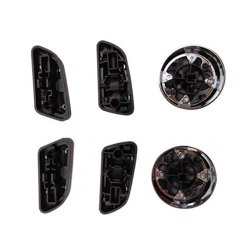 New Car Electric Seat Switch Button Electroplating Protective Cover Chrome Button Trim for Audi A4 B8 A6 C6 C7 A5 A7 Q5 Q3 Interior