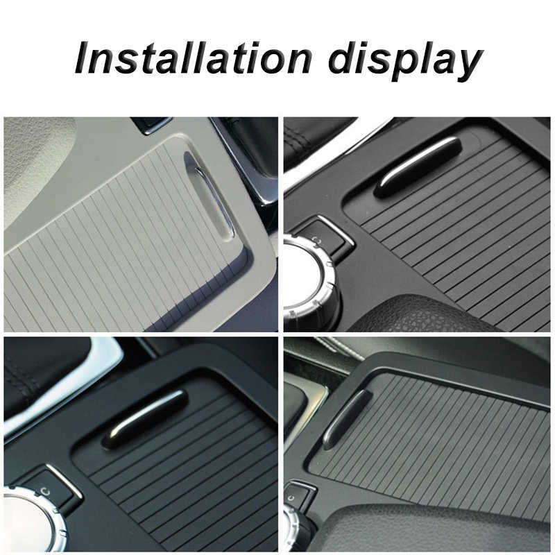 Ny bilagringsbox Trim Cover Center Console Roller Blind för Mercedes Benz C-Calss W204 S204 E-Class W212 W207 A20468076079051