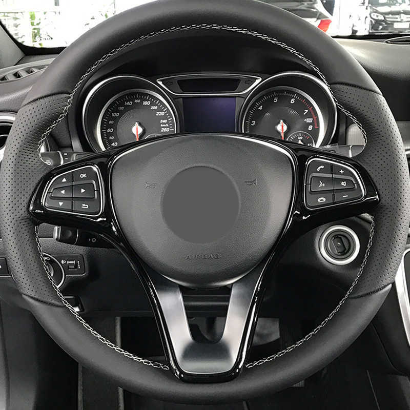 Wholesale For Mercedes Benz A B C E GLA CLA GLC GLS GLE V Class W176 W246 W205 W213 W117 C117 X156 X253 W447 Steering Wheel Trim Cover