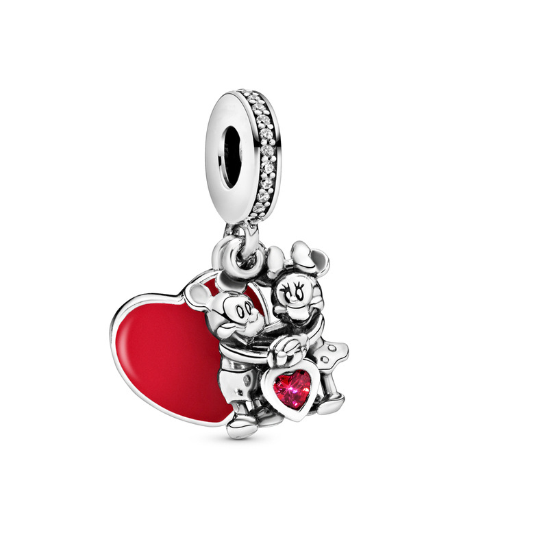 Auténtico Pandora-925 Sterling Silver Charm Beads Badminton Tennis Raquet Bracelet Charm Adecuado para pulsera original Diseñador de joyas para mujeres