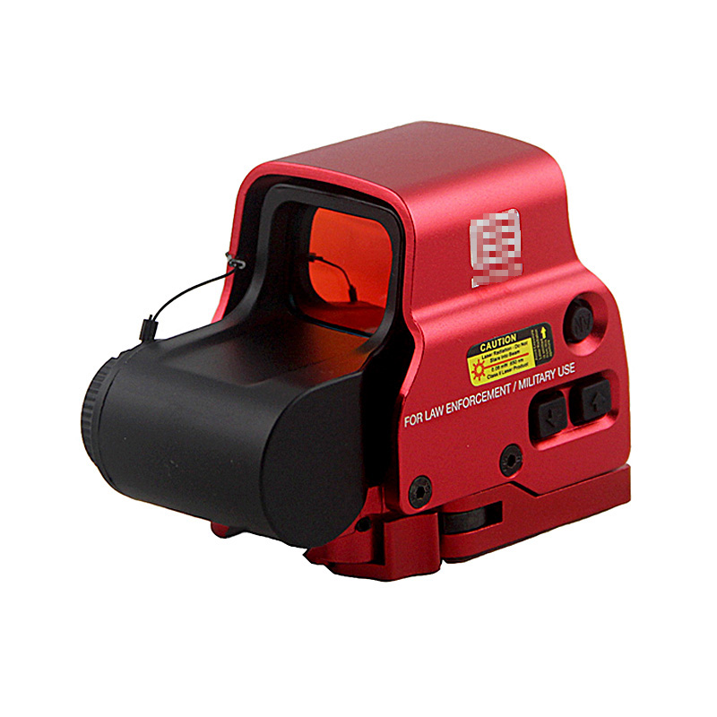 Mirino tattico 558 Red Dot Mirino olografico Reflex Lente con rivestimento rosso Cannocchiale T-Dot Ottica compatta con supporto staccabile rapido Caccia Airsoft