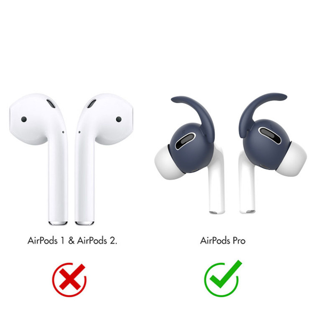 Siliconen oordopjes Haken voor Airpods Pro Draadloze oortelefoon Oordopjes Tips Oordopjes Gels Oorhaak Vervangende accessoires Houder Oorhaak