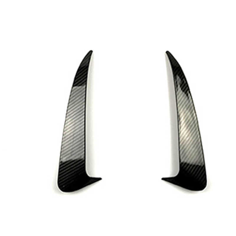 New Carbon Fiber Car Rear Bumper Surrounds The Air Outlet Tail Wind Knife for Mercedes-Benz C-Class W205 Car Styling Accessories