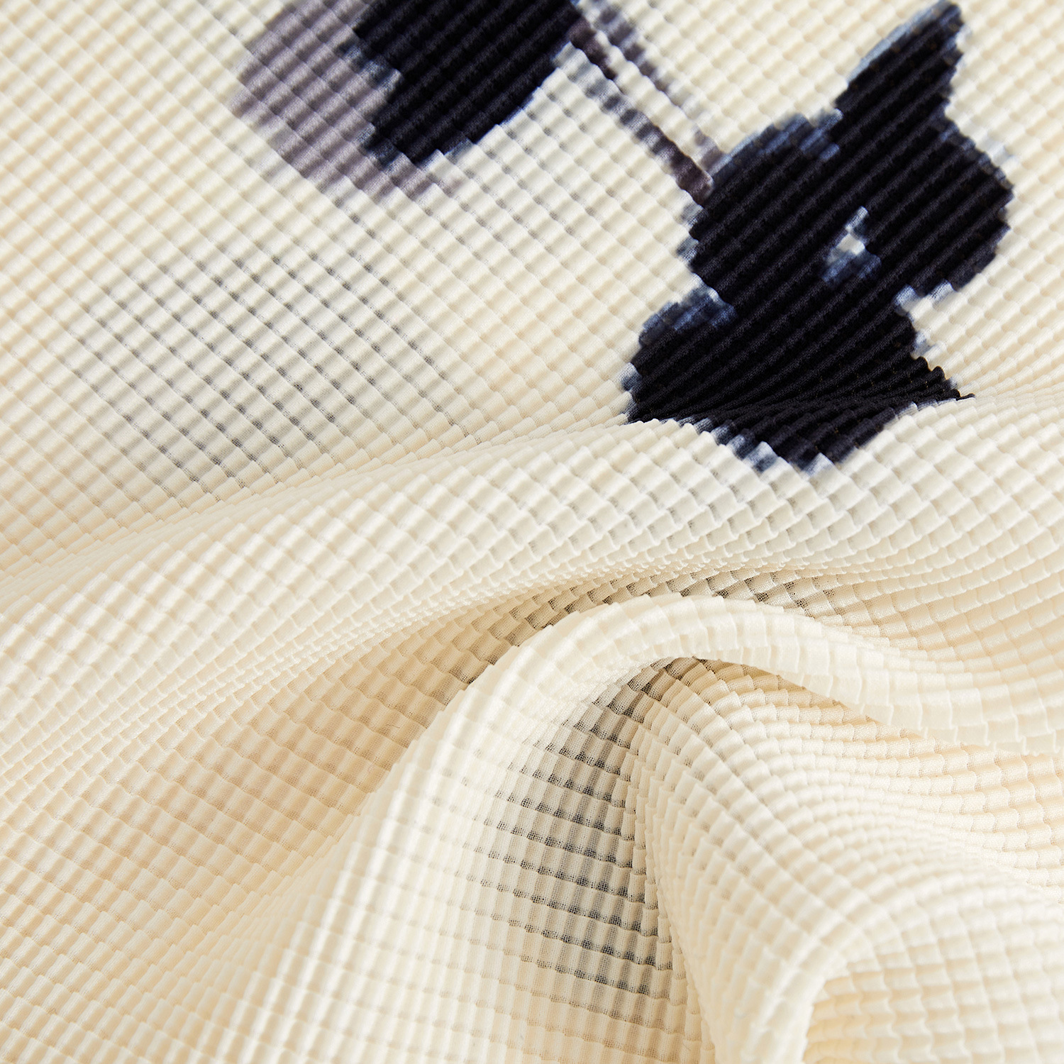 Deux pièces robe une ligne femmes noires élégantes fleur imprimer étiré pulls haut plissé jupes mi-longues mode piste 2 pièces ensemble tenues décontractées 2023