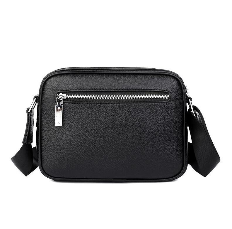 Sac à main en cuir pour hommes Business Travel Message Bags Sac à bandoulière pour ordinateur portable de haute qualité Male Briefcase