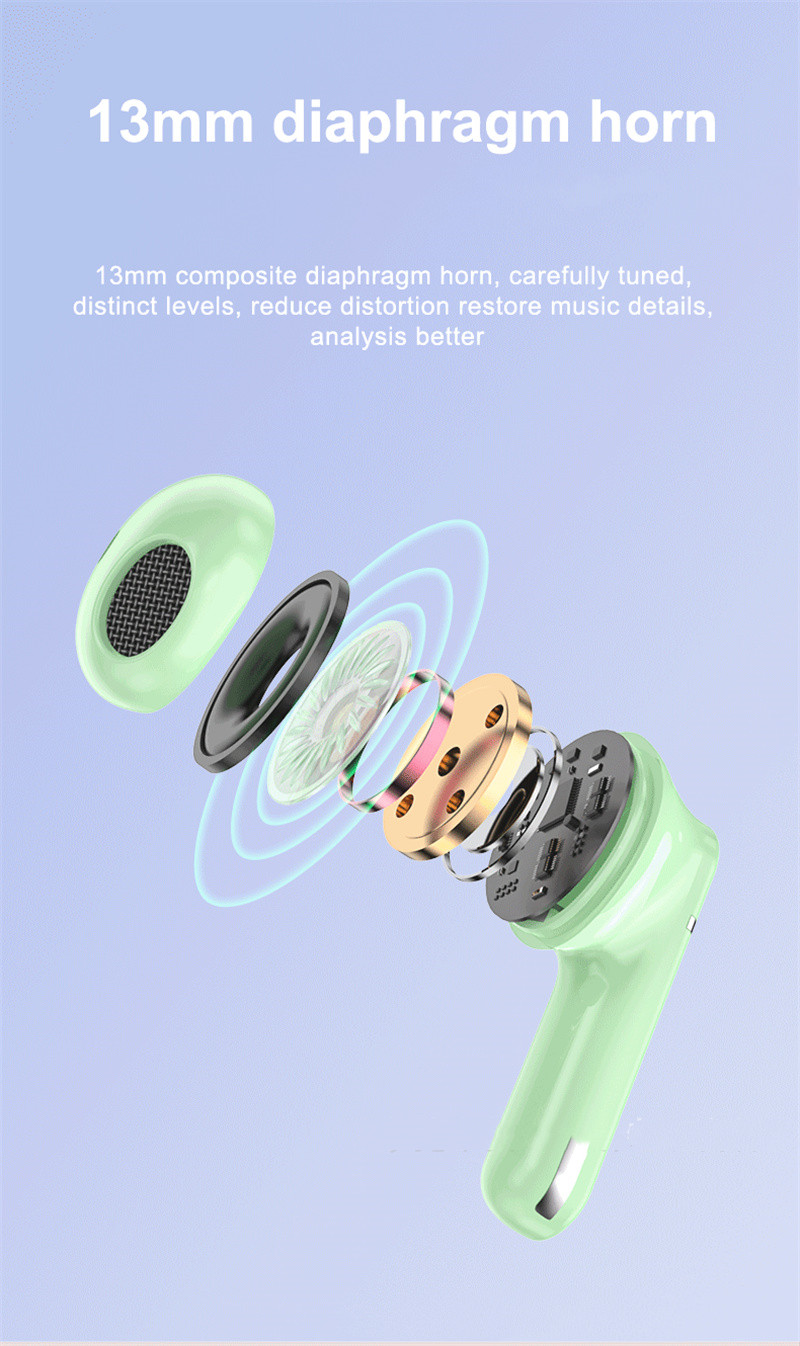 P93 v5.3 ANC TWS Беспроводные наушники шумоподавления с помощью микрофонов Bluetooth наушники спортивны для Apple iPhone Xiaomi Huawei с розничным пакетом