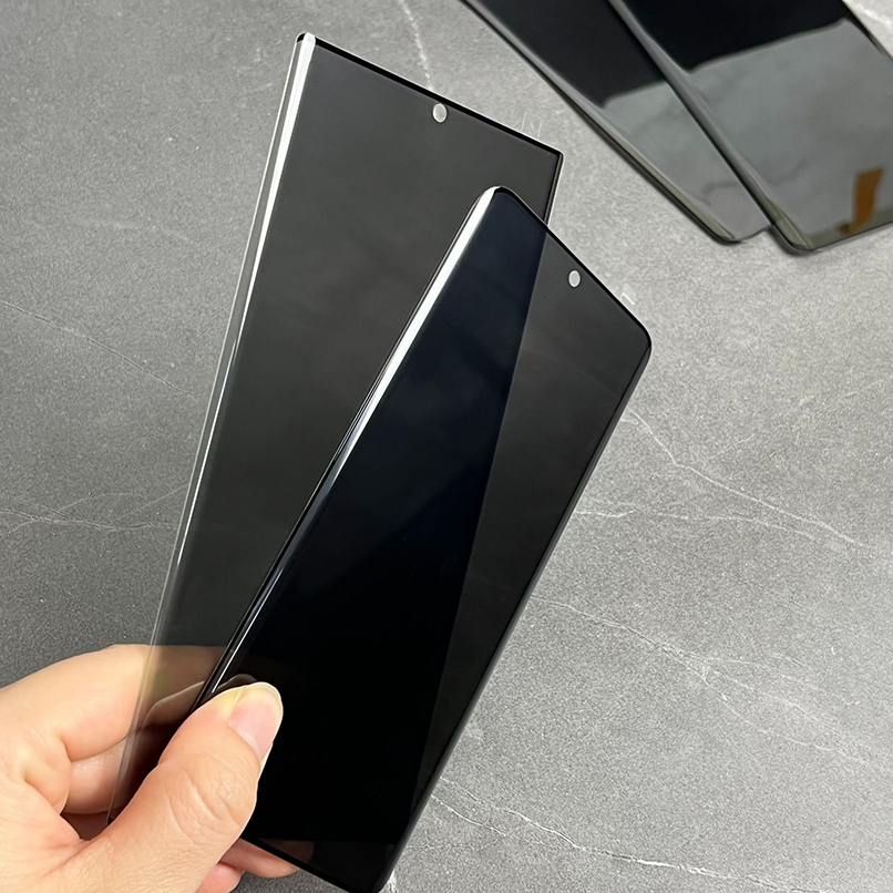 Dla Samsung S24 S23 Ultra Prywatność Temperowane szkło 9D Pełna osłona antypeeping ekran S22 Uwaga 20 S20 Plus