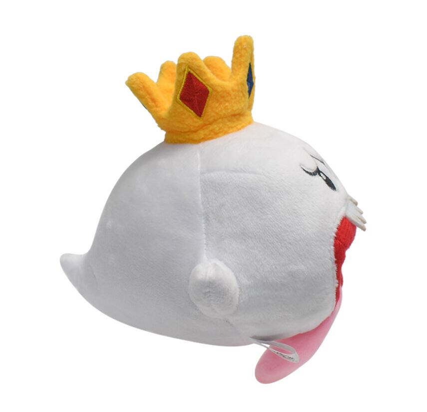 Mode kawaii White King Ghost Plüschtier PP Baumwolle Cartoon Charakter Plüschpuppe Festival Geschenk Kissen Kinderspielzeug