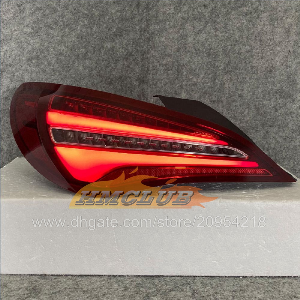 Bilens svansljus för Mercedes-Benz Benz W117 CLA 2013-2019 LED Taillight CLA 13 14 15 16 17 18 19 2013 2014 2015 2016 2017 2018 2019 Ny LED-bakre lampa broms Turn-lampor